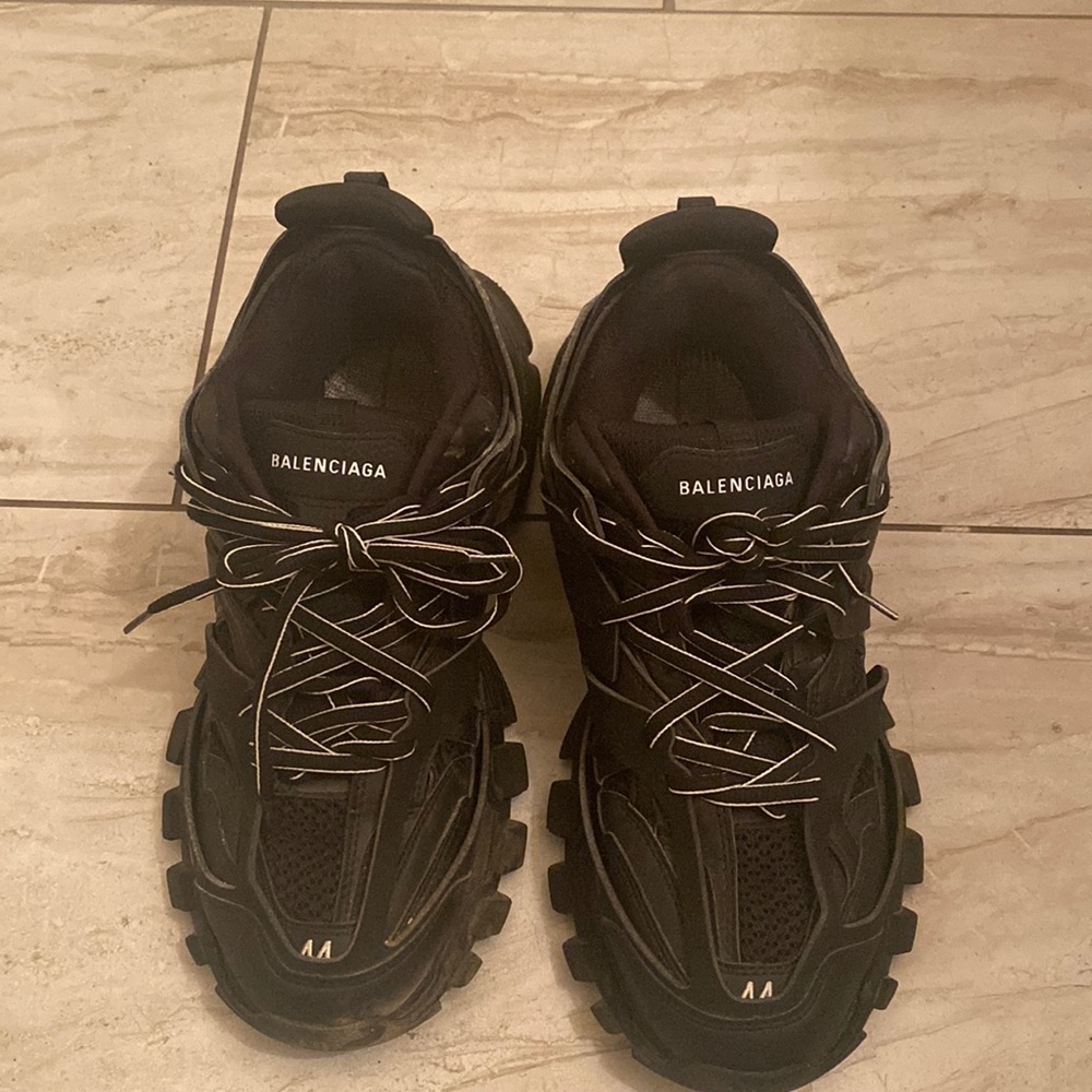 black balenciaga track women's